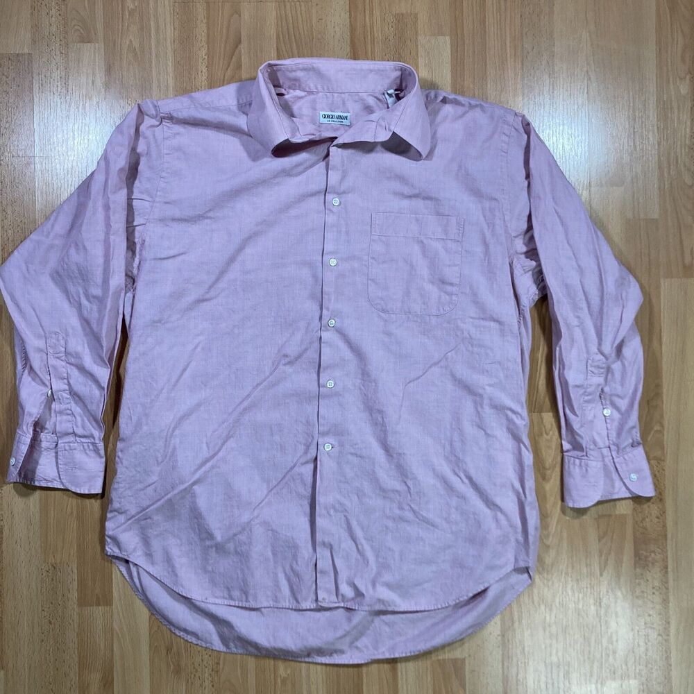 Giorgio Armani Collezioni Dress Shirt (Men’s Size 42/16 ½) • Cotton • euc
